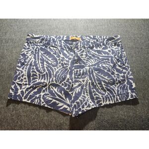 Joe Fresh Chino Shorts Women's Size 16 Tropical Print